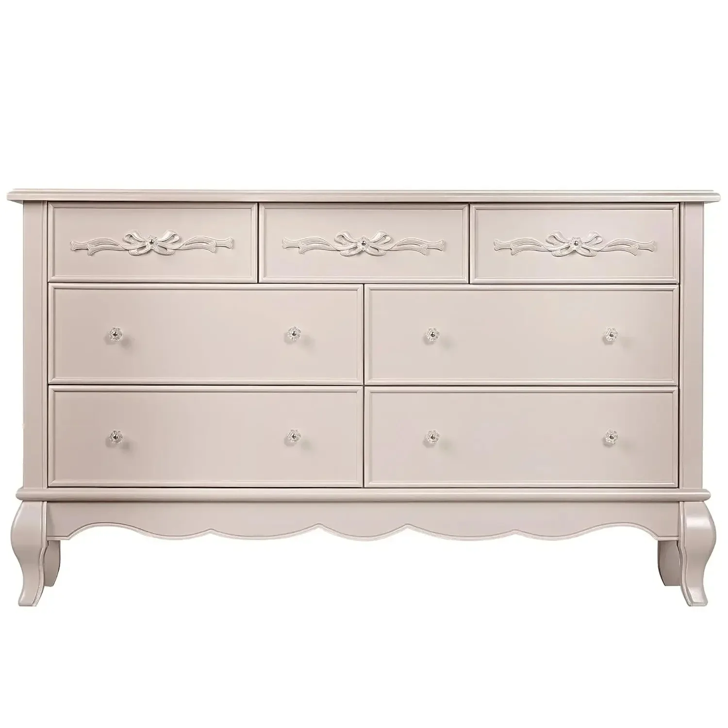 

Evolur Aurora Dresser, 54x20.3x34 Inch (Pack of 1), Dusty Rose