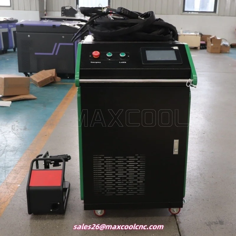 Portable CW 2000W Stone Metal Removal Rust Fiber Laser Cleaning Machine Handheld Laser Cleaning Welding Cutting Machine 3 in 1