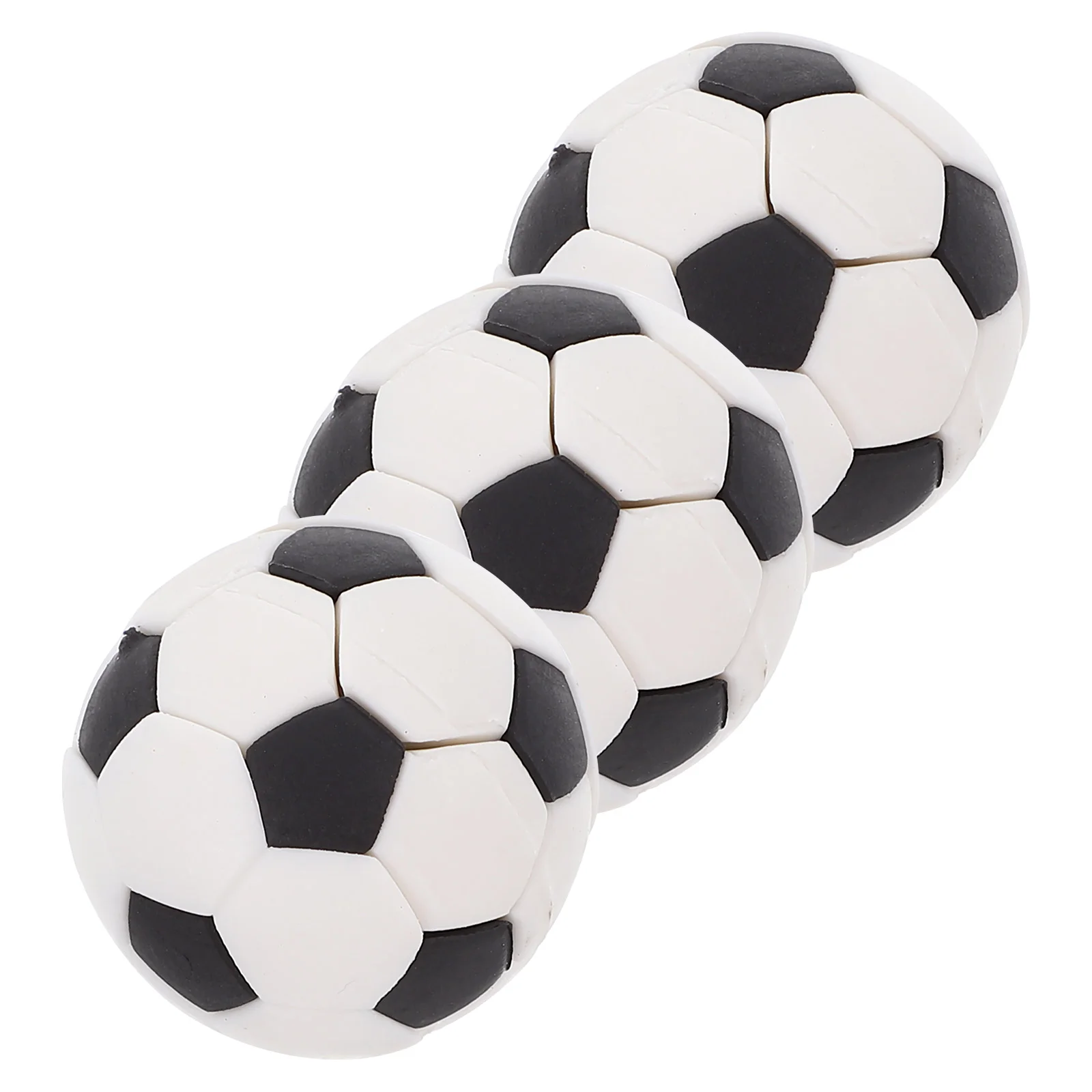 3 Pcs Dollhouse Basketball Football Soccer Ornaments Mini Balls Decors Decorations