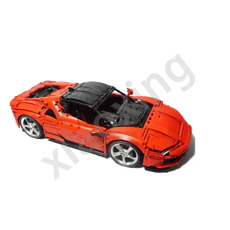 Voiture de sport classique 42143 même série MOC-143397 nouvelle voiture de sport 1:8 4549 pièces nuits de construction modèle cadeau de jouet d'anniversaire pour enfants