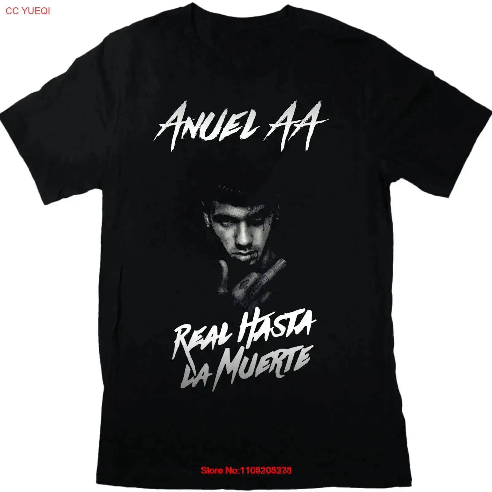 New Popular Anuel AA Family Men S 235XL T Shirt 8D801 vintage Washed streetwear Slightly Stylish Breathable Casual