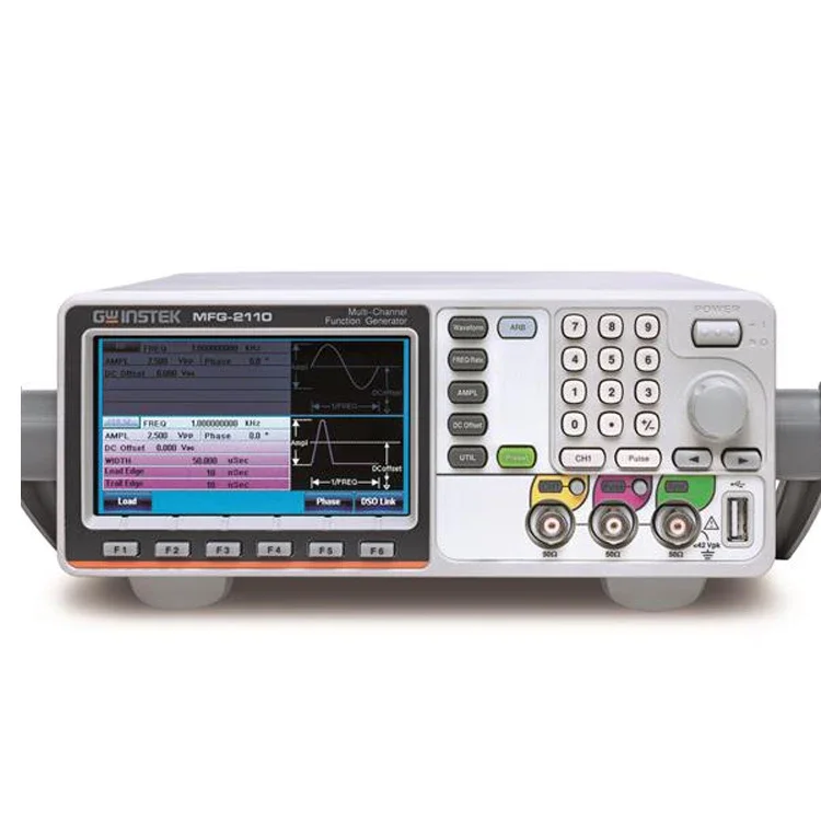 

Gwinstek AFG-2225 25MHz Basic dual-channel arbitrary wave signal source RF cable Signal generator