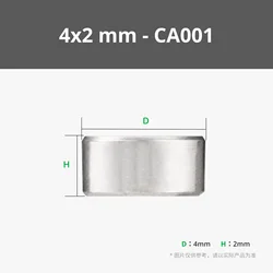 (20PCS）bambulab 3D printed model standard part 4x2mm circular magnet