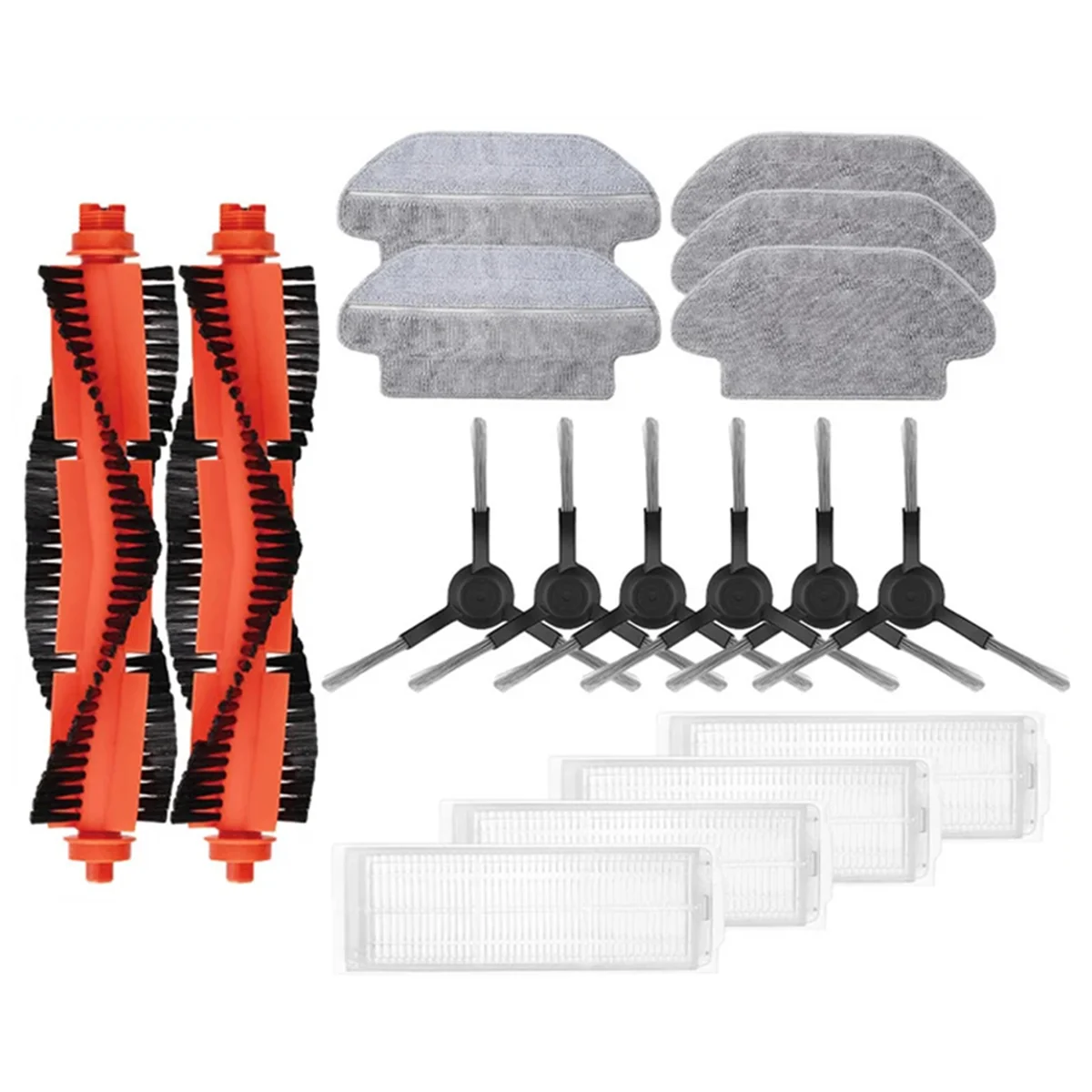 

For Xiaomi Mi Robot Vacuum Mop 2S / Mop P / Mop Pro / XMSTJQR2S / STYTJ02YM Main Side Brush Hepa Filter Mop