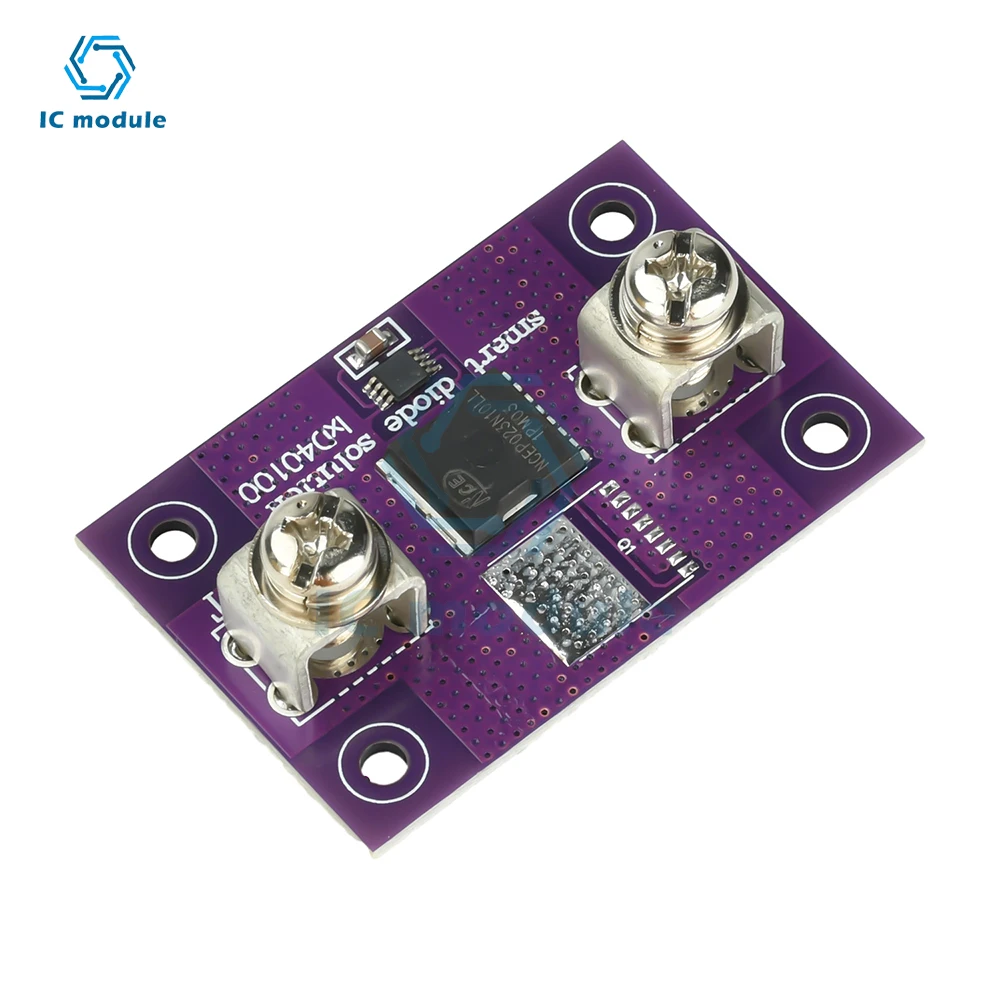 40 A, 60 A, hohe Leistung, keine Spannungsbegrenzung, ideales Diodenmodul, bodenfreies Design, Schutz der umgekehrten Polarität, geringer Verbrauch