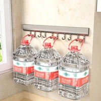 Support de rangement de cuisine en alliage d'aluminium, support mural pour ustensiles de cuisine, porte-serviettes pour Robe de salle de bain 4