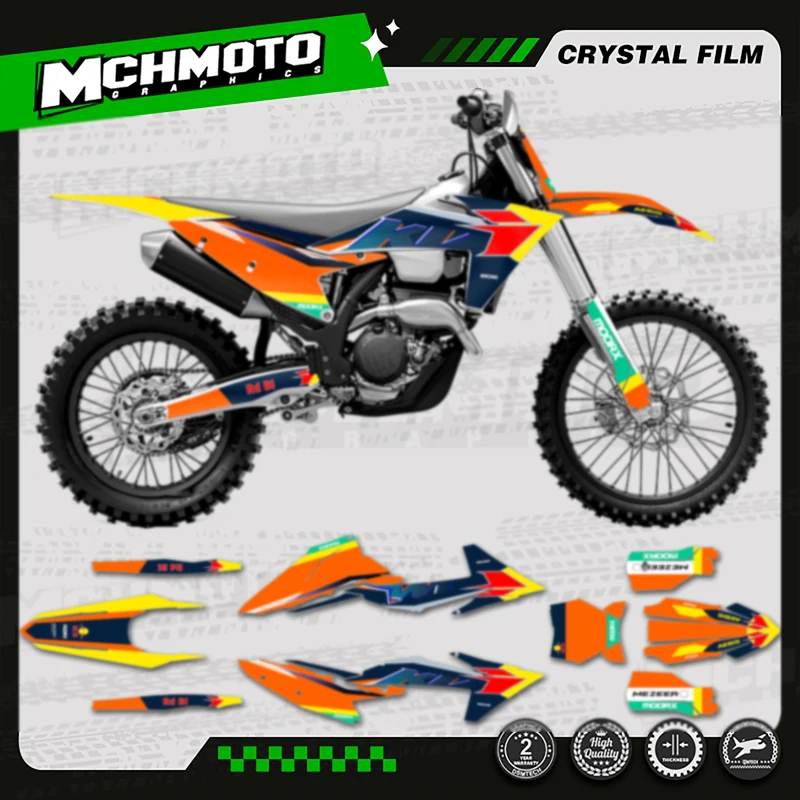 

MCHMFG Full Set Motorcycle Graphics Decal Sticker for KTM EXC XCW 2024 2025 2026 SX SXF 2023 2024 2025