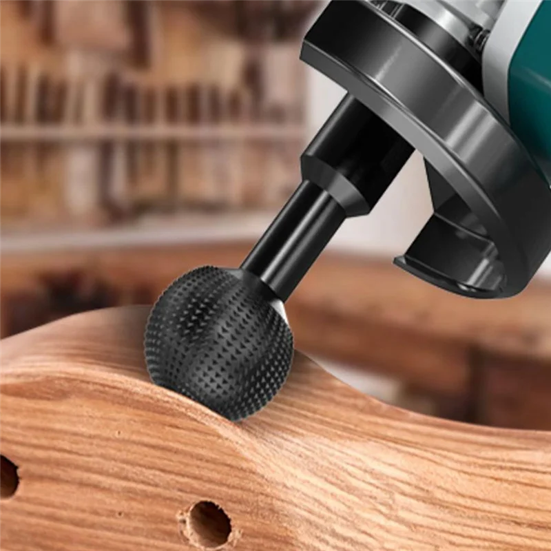 

ABUH-2PCS 10MM+14MM Angle Grinder Ball Grinding Head Ball Chisel Ball Knife Ball File Grinding Head Woodworking Grinding