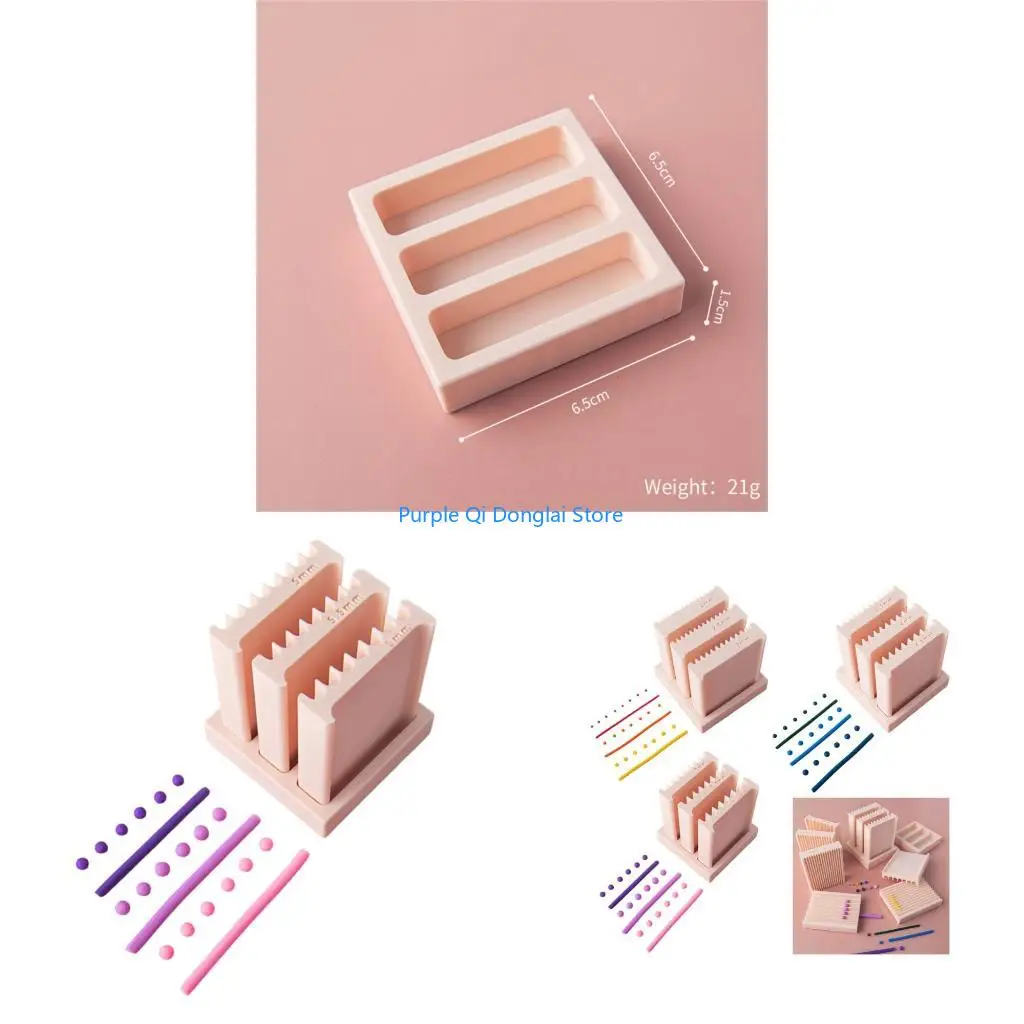 L21E Easy To Clean Clay Styling Instrument Professional Polymer Clay Bead Roller With Comfortable Grip Jewelry Making Tool