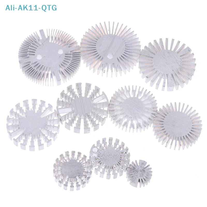 

NEW COB Radiator Diameter 25/37.5/40/48/50/53/60/65/67MM High Power Led Heatsink Sunflower Solid Radiator Round Alloy Aluminum