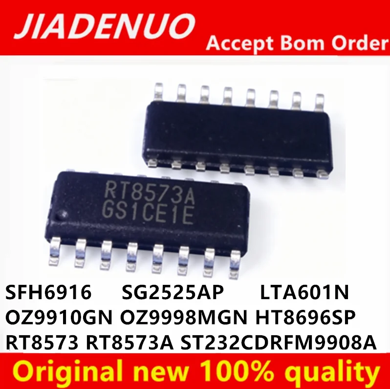 (5piece)100% New RT8573A RT8573  ST232C ST232CDR SFH6916 SG2525AP LTA601N OZ9910GN OZ9998MGN HT8696SP FM9908A sop-16 Chipset