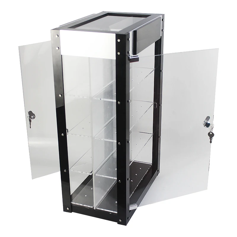 custom.Tinya Custom Acrylic Counter Mobile Phone Display Stand Desktop Rotating Phone Accessories Display Rack