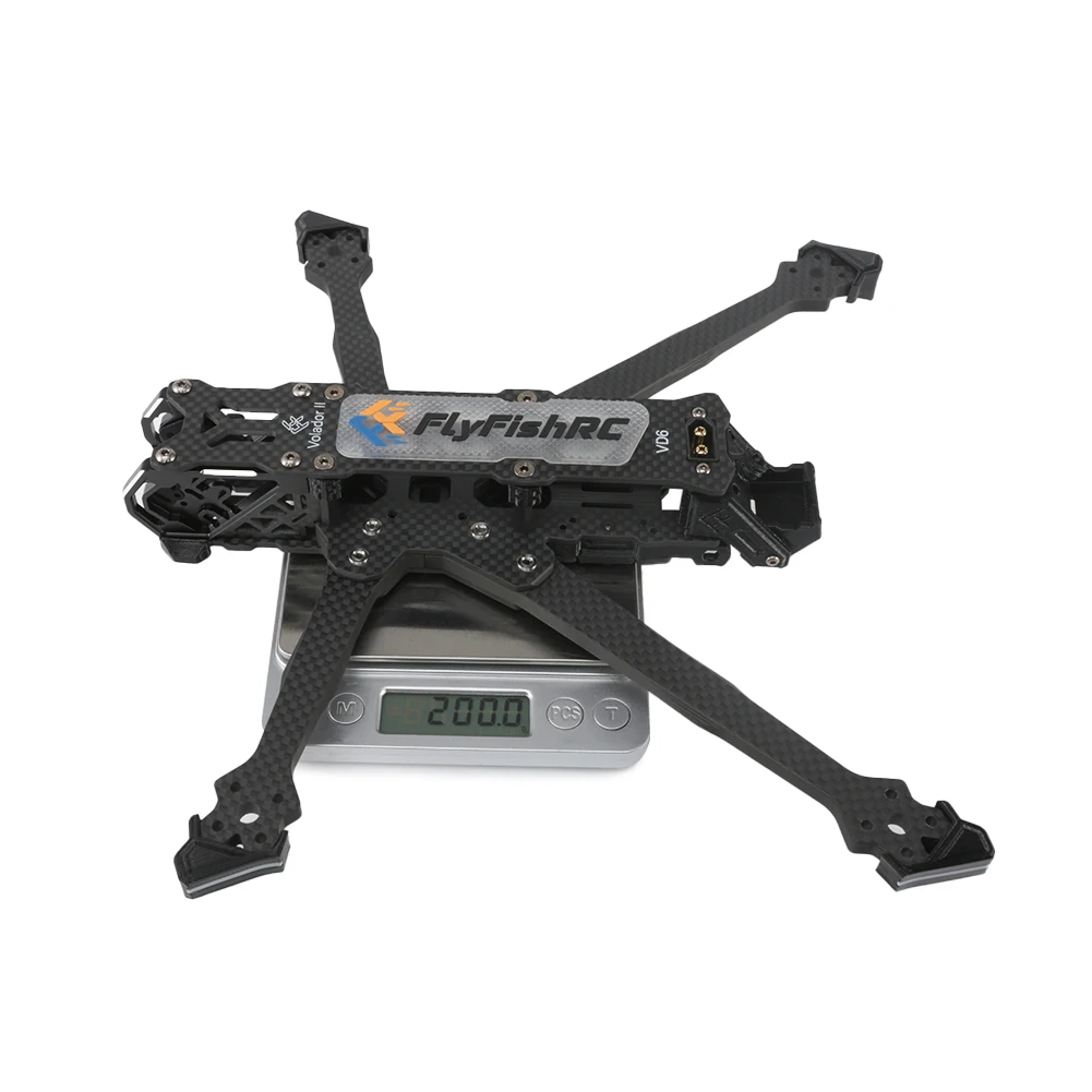 FlyFishRC Volador II VD6 V2 Deadcat FPV T700 6 inch Frame Kit compatible with DJI O3 Air Unit for FPV Quadcopter Kit