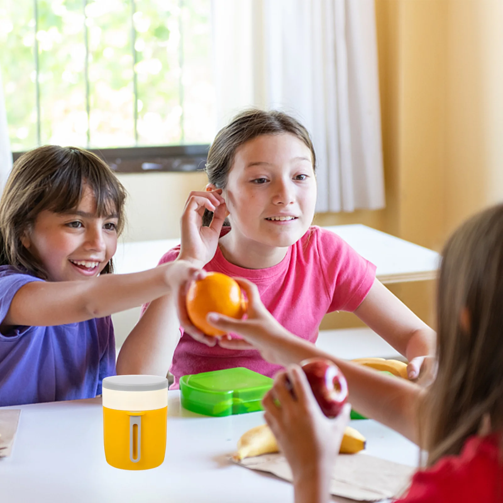 

1 Set Of Insulated Soup Cup With Lid Portable Breakfast Container Leakproof Oatmeal Mug Microwave Safe Food Storage For Office