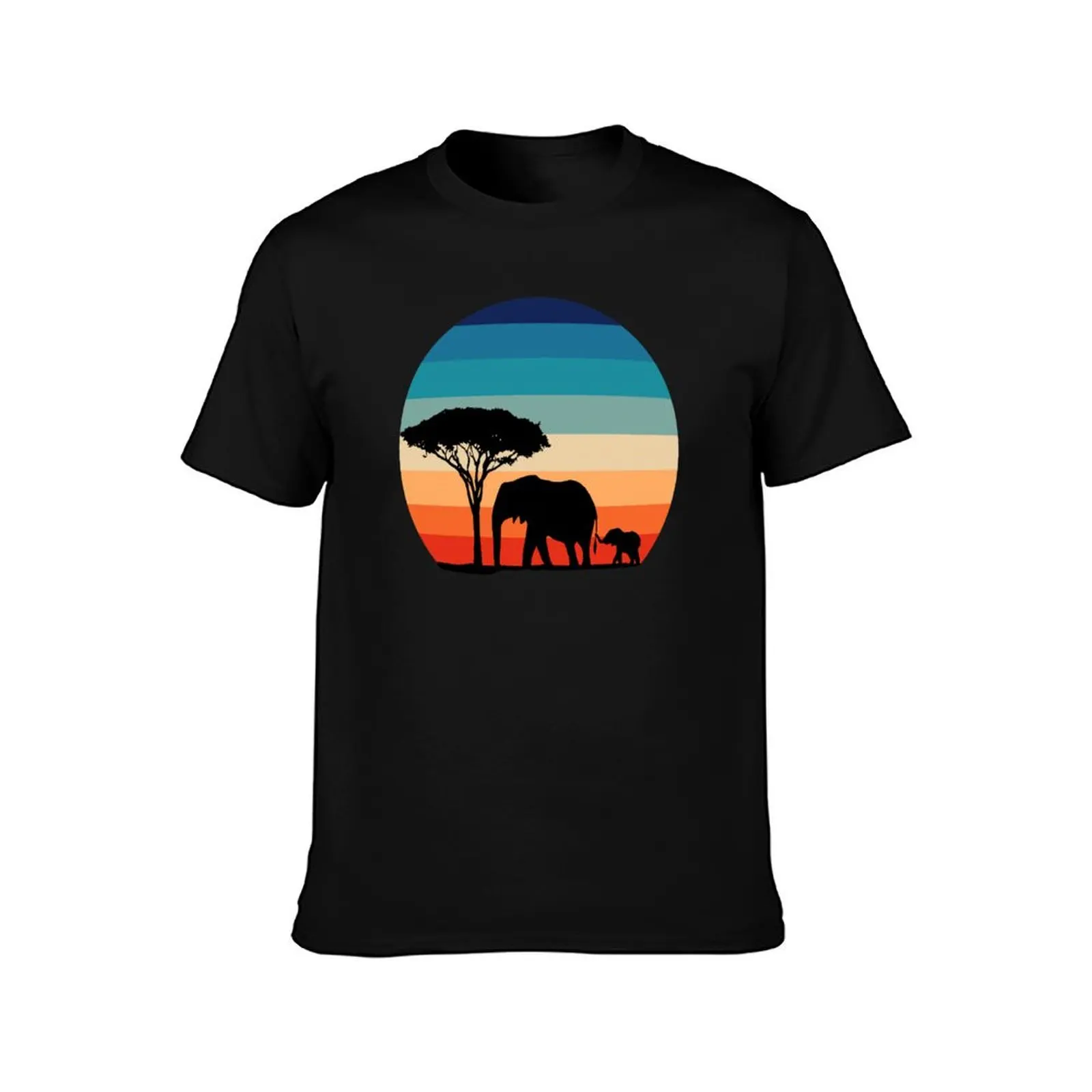 Elephant T-Shirt Urban Style Print T-Shirt