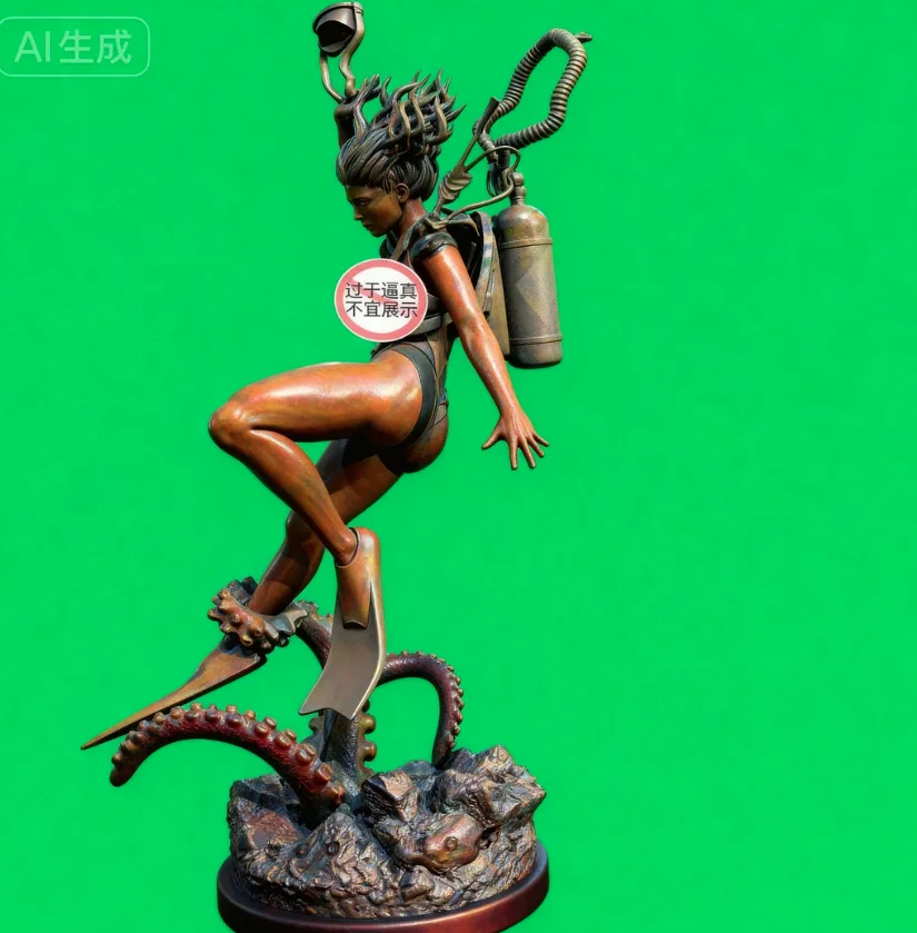 

The height of man 50mm 75mm Resin soldier kits figure Self assembling and coloring（3D Printing ） TD-7623/3D