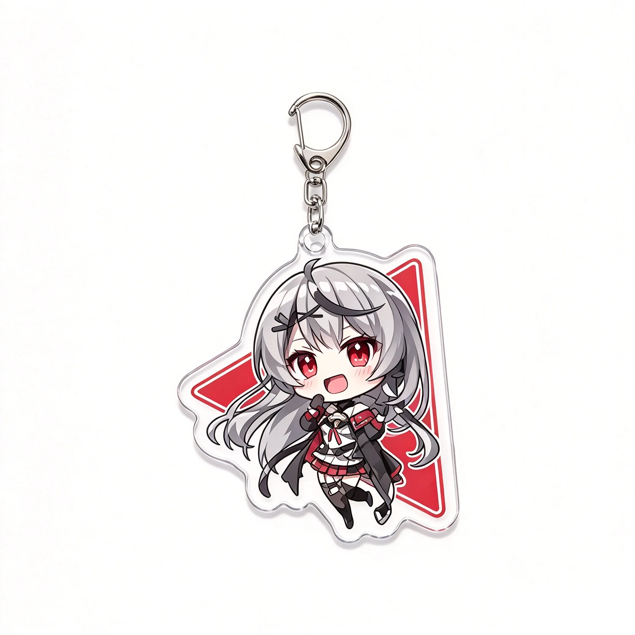 High Pixel 6cm Anime Hololive Bag Acrylic KeyRing Anime Cell Phone Pendant  As A Gift For Fans Exquisite Product Unisex Keychain