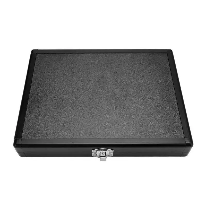 Hard Leather Shockproof Hair Scissors Storage Case Portable Salon Shears Tool Organizer Carry Box