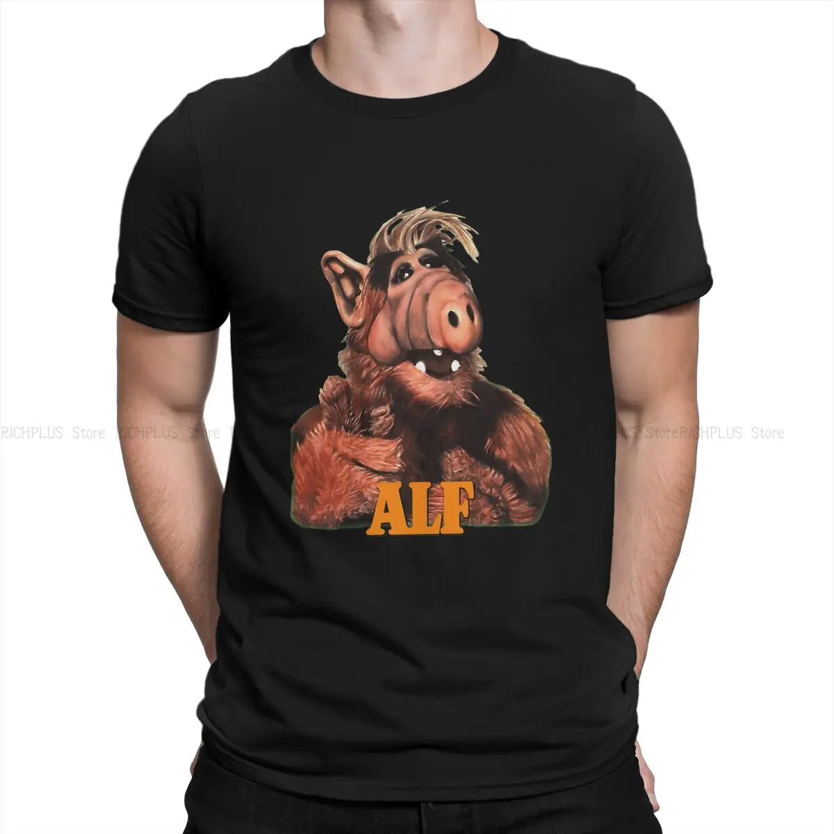 ALF The Animated Series TShirt Gordon Shumway TV Sitcoms Basic Polyester T Shirt Homme Men Clothes Ofertas Big Sale