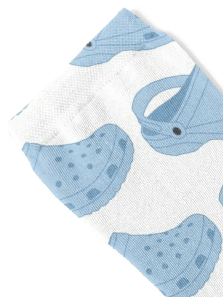 Pastel Blue Croc Socks aesthetic football winter gifts valentine gift ideas Man Socks Women's