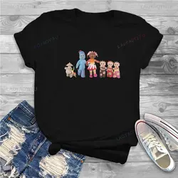 Awesome Igglepiggle Upsy Daisy Makka Pakka T-Shirts for Women Crewneck T Shirt in The Night Garden Short Sleeve Unisex Tees
