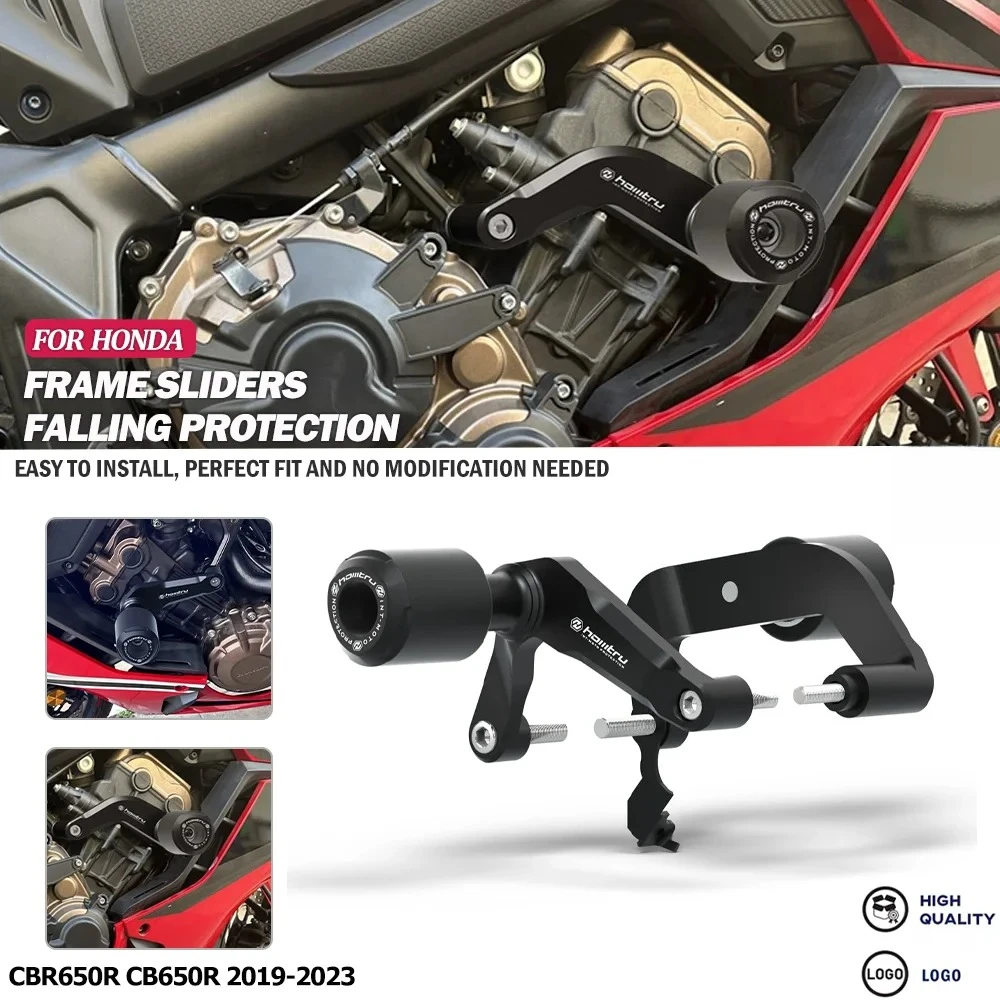 Fit For Ho nda CBR650R CB650R 2019‑2023 Motorcycle Frame Slider Engine Crash Pad Fairing Anti‑fall Side Protector Accessories