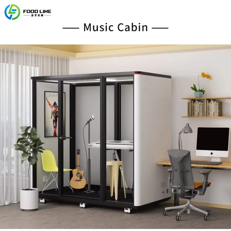 Customized Compact Soundproof Chamber Silent Office Pod Acoustic Cabin for Small Home Office School Public Phone Calls