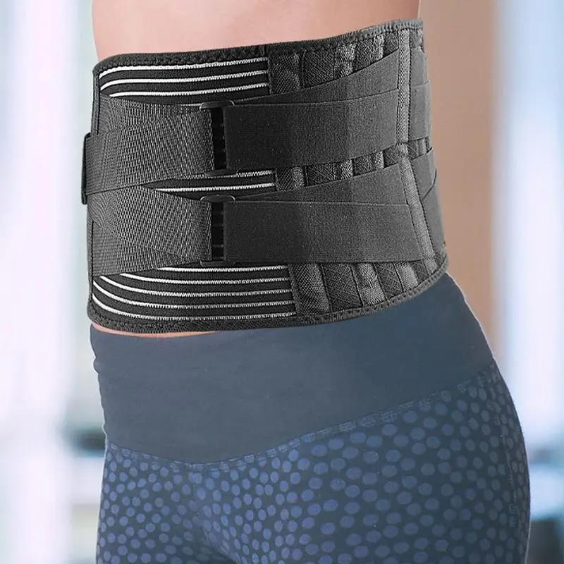 Back Support Brace Elastic Back Defence Brace For Weightlifting Lumbar Support For Weightlifting Fitness Exercise Light Exercise