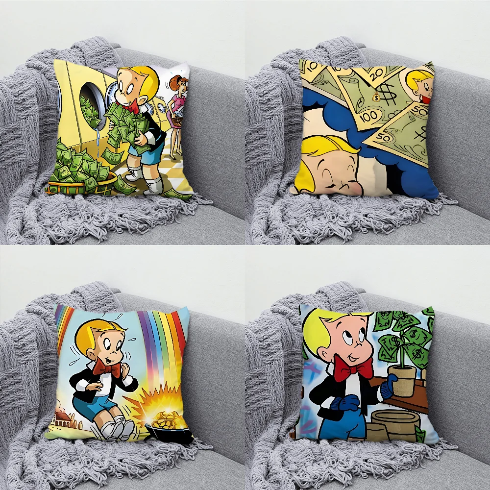 

Richie Rich Cartoon Pillow Case Soft Cushion Cases for Farmhouse Sofa Decor Home Decorations and Protector Pillow Case