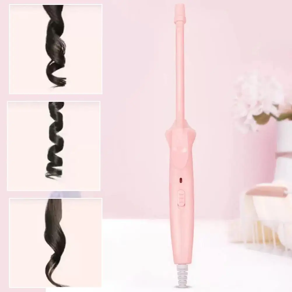 Automatic Stylish Wool Curling Iron Anti-Scalding Safe Curler 9MM Hairstyling Curls Iron Hair Operation Wool Simple Curling