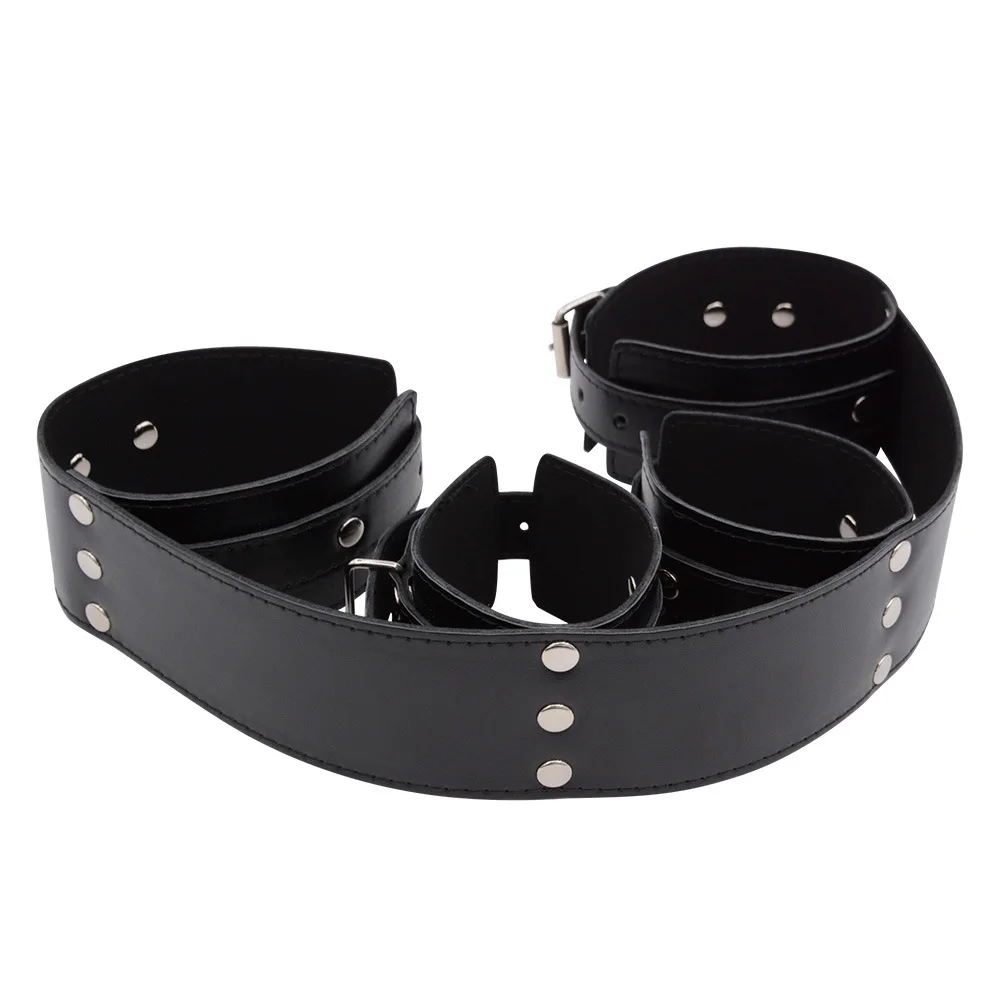 BDSM عبودية والعتاد SM تكبيل الساق الأصفاد الجنس لعب اليد الفخذ ضبط النفس Sextoy أطقم زوجين الكبار المثيرة ألعاب بولي Straps الأشرطة 18 + متجر #2