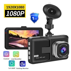 1080P Car Dvr Dash Cam Dashcam Full HD Video Recorder Vehicle Dash Camera 170° Wide Angle G-Sensor Night Vision Loop Recording