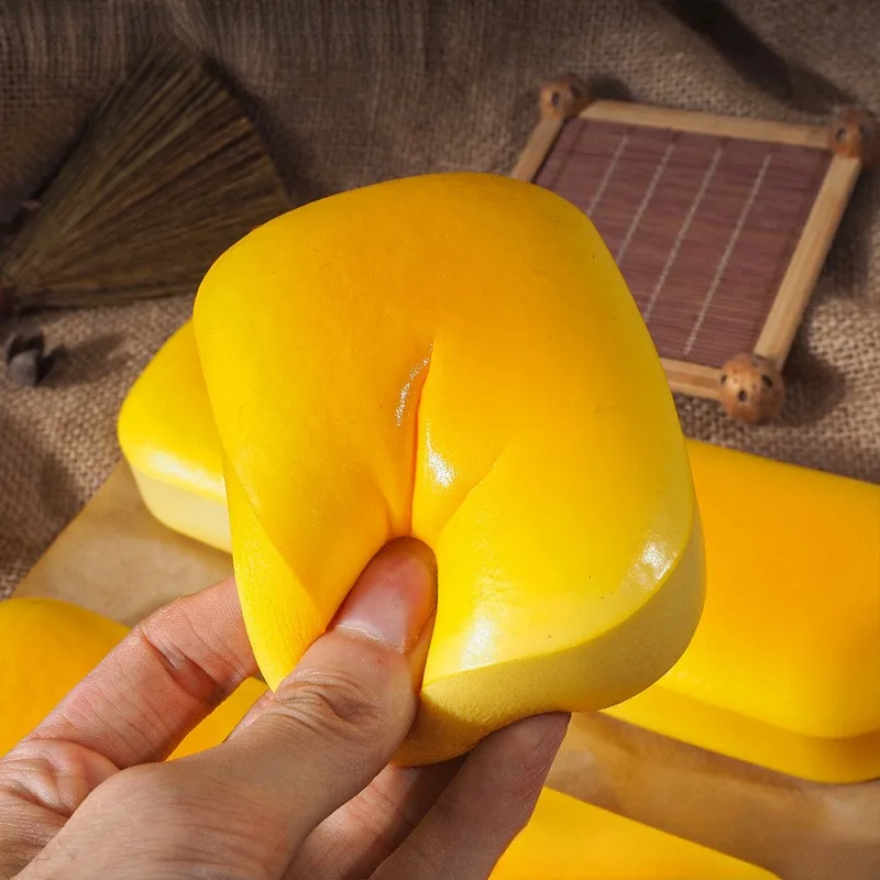 لعبة الخبز المبتكرة اسفنجي بطيئة الارتفاع الحسية تململ الإجهاد الإغاثة للقلق ADHD التوحد هدايا للأطفال البالغين ASMR