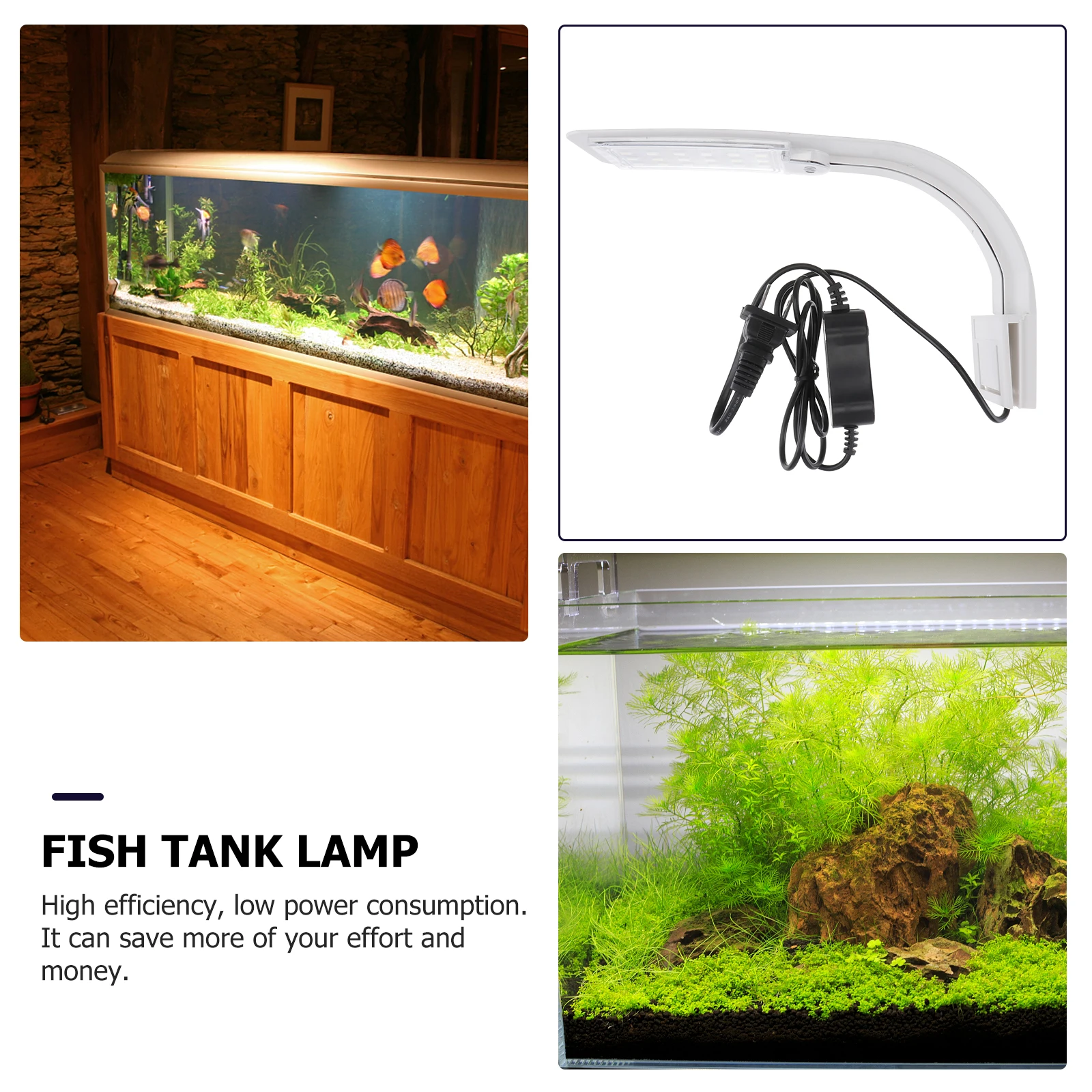 

Aquarium Light High Brightness Plants LED Fish Tank Flashlight Slim Lamp Lighting