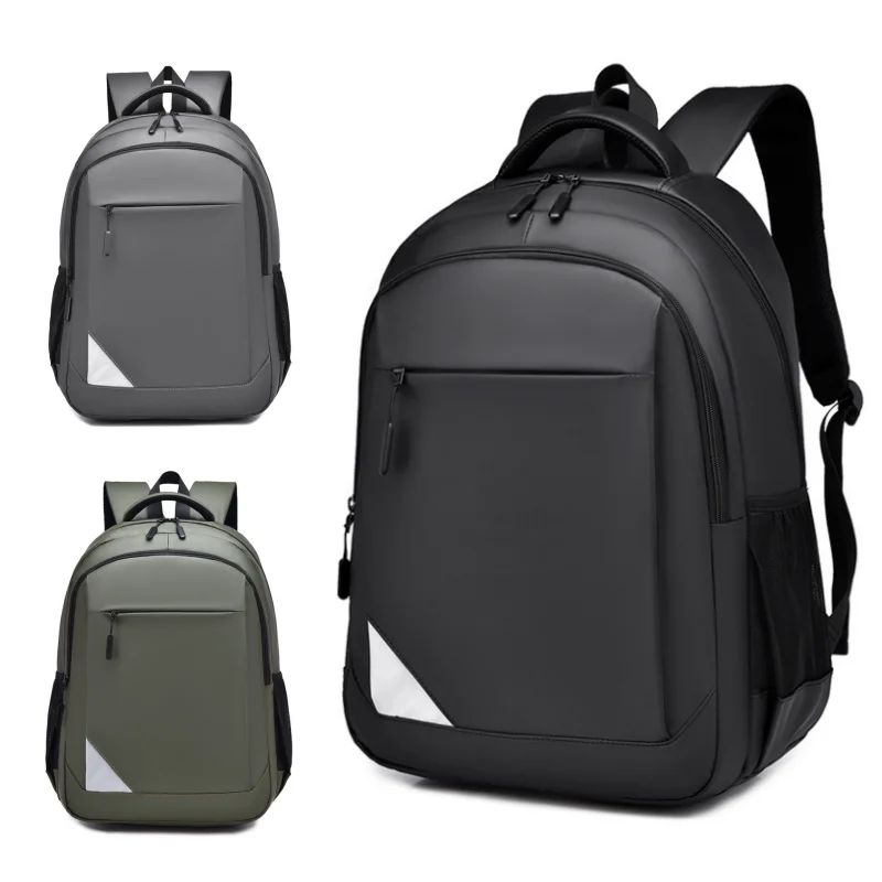 

New Minimalist Spliced Backpack, Multi-functional Large-capacity Computer Bag, Fashionable and Versatile Waterproof Schoolbag