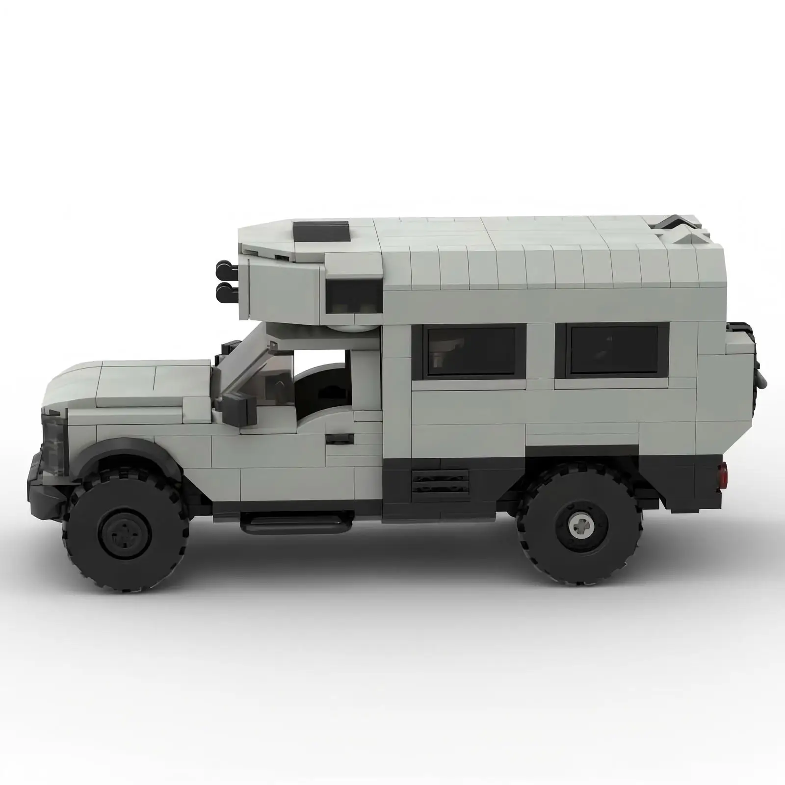 MOC Urban Speed Car F-550 Off-road RV Camping Car Building Blocks Modello FAI DA TE Per Bambini Puzzle Assemblaggio Giocattolo Ragazzo Compleanno Collezione Regalo