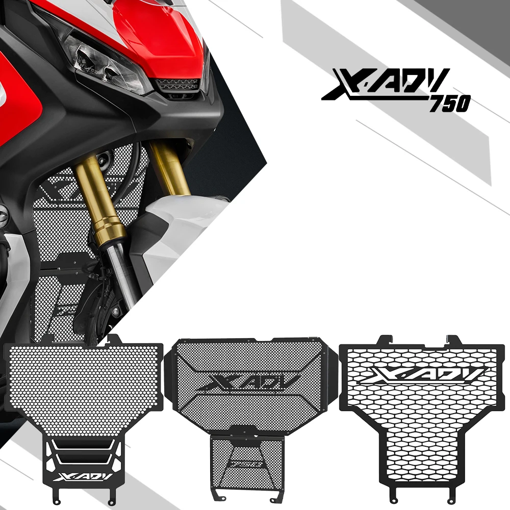 

XADV750 X-Adv 750 для HONDA X-ADV 750 XADV 750 2017 2018 2019 2020 мотоциклетный алюминиевый радиатор, решетка радиатора, защитная крышка