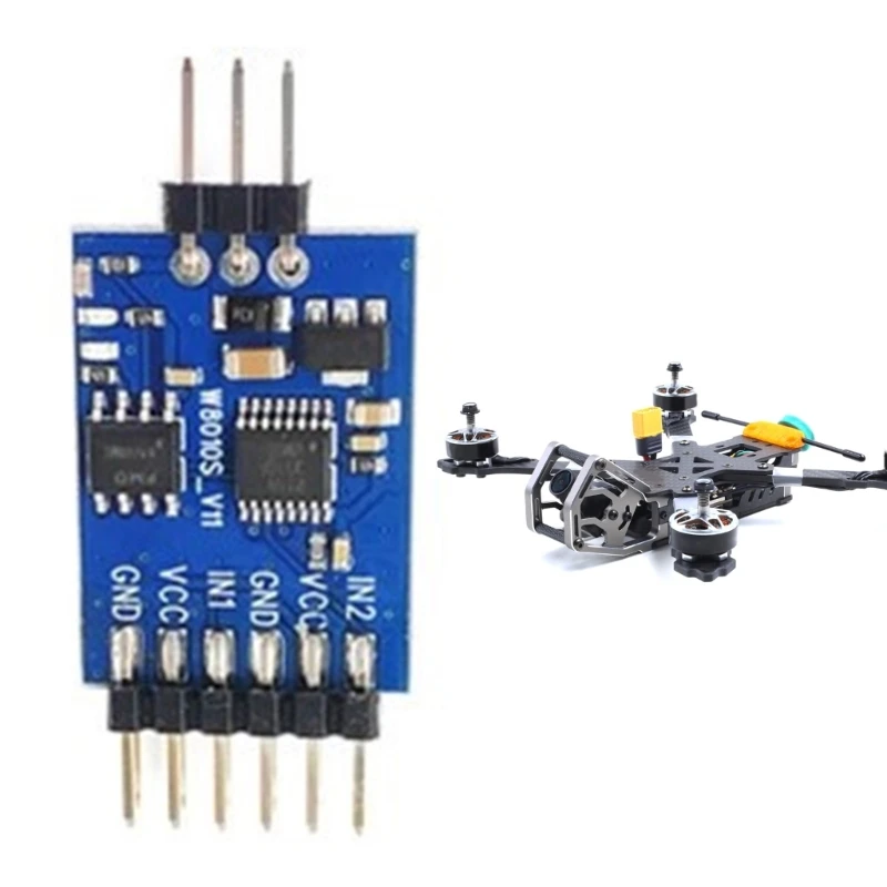 3 Way Video Switcher Module Video Switcher Module Blue 5.8Ghz 3Channel Video Switcher Unit For FPV Camera