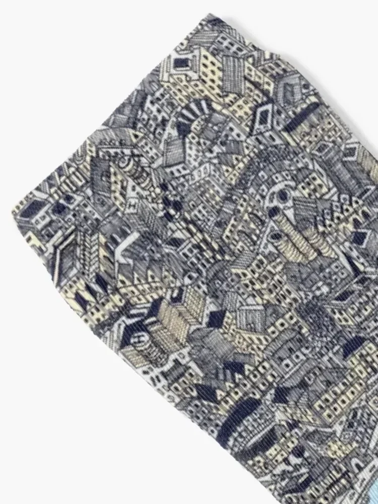 London Map Drawing color Socks Stockings compression New year's Lots cute Girl'S Socks Men's