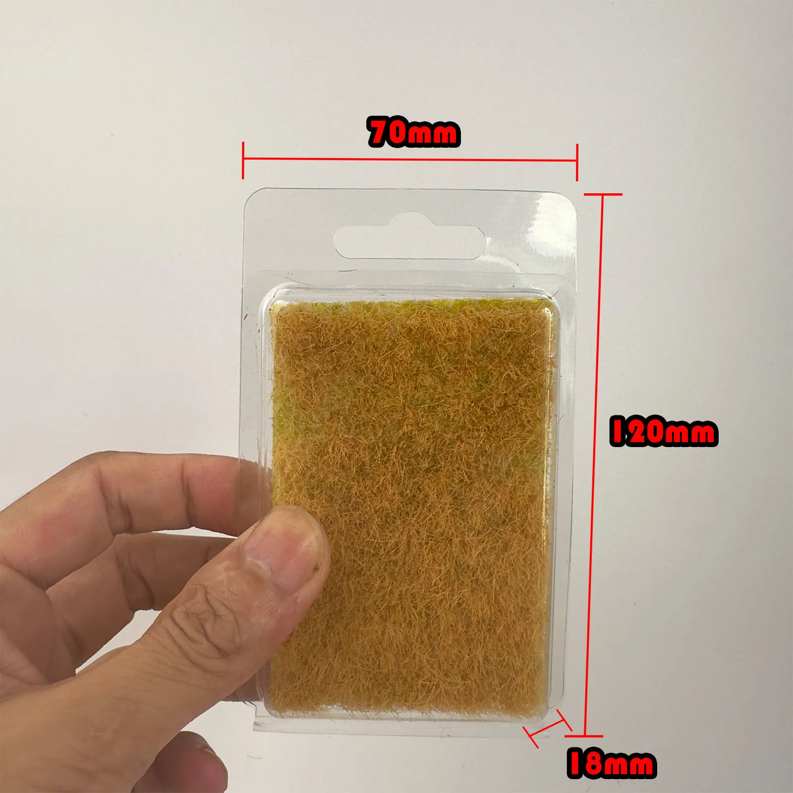 ความสูง 12mm Static Grass Cluster รุ่นประดิษฐ์ Tuft สนามหญ้า Micro Wargame ทิวทัศน์วัสดุทรายตาราง Diorama ชุด 1 ชิ้น