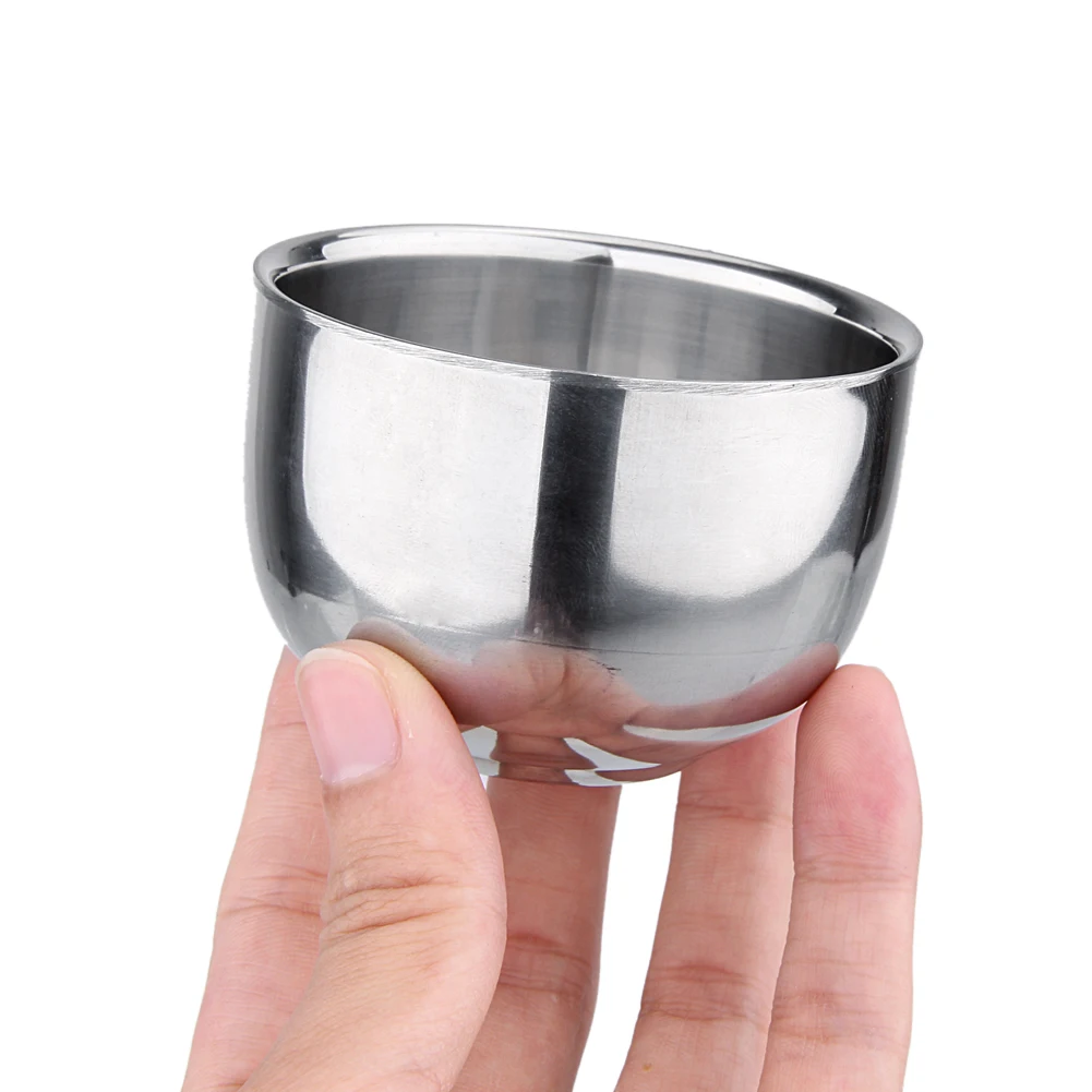 120ML/200ML Thickened Stainless Steel Espresso Coffee Milk Cups Wine Beer Cup Glass Camping Water Milk Cup Shaving Mug