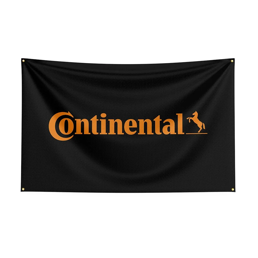 3x5 Ft Continentals Flag Polyester Printed Racing Car Banner For Decor