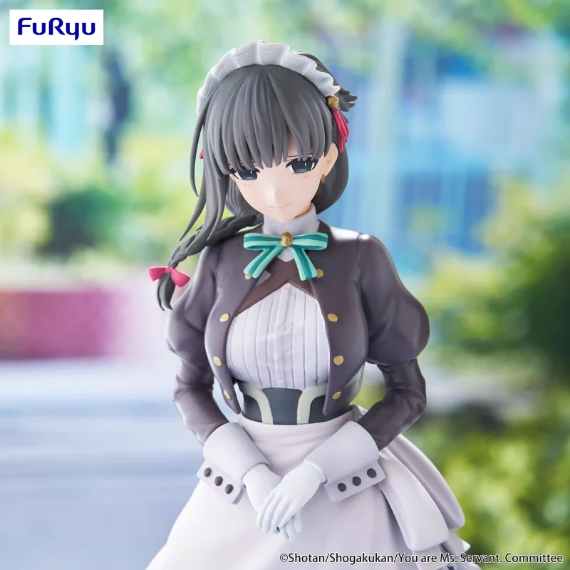 متوفر في المخزون الأصلي FURYU Trio-Try-iT Kimi Wa Meido-sama يوكي شيوي أنيمي الشكل دمية الحلي نموذج جمع لعبة هدية للطفل #5