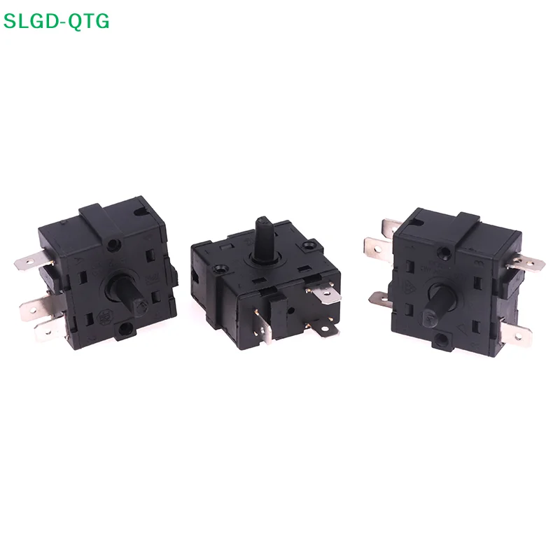 NEW 3/5 Pin 2/4 Position Rotary Switch Selector AC 250V 16A Radiator For Electric Room Heater