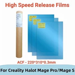 3PCS ACF Film High Speed Release Films For 10 inches Creality HALOT MAGE Pro/MAGE S 310×220×0.3mm LCD Resin 3D Printer Parts