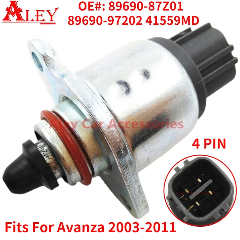 New 89690-87Z01 89690-97202 41559MD 98690-B1010 8969087Z01  IAC Idle Air Control Valve For Toyota Avanza 2003-2011 Auto Parts