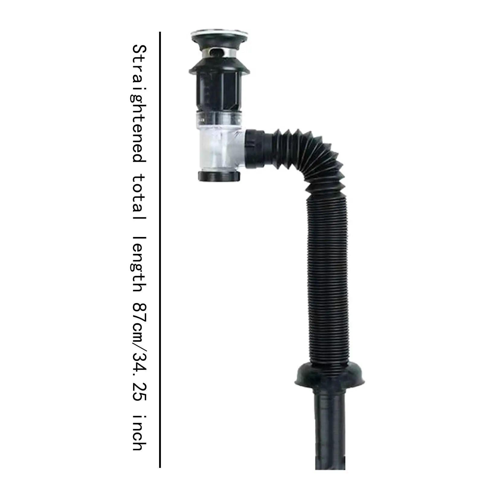 Sink Drain, Flexible, Accessories,Sturdy,Expandable Sink Drain