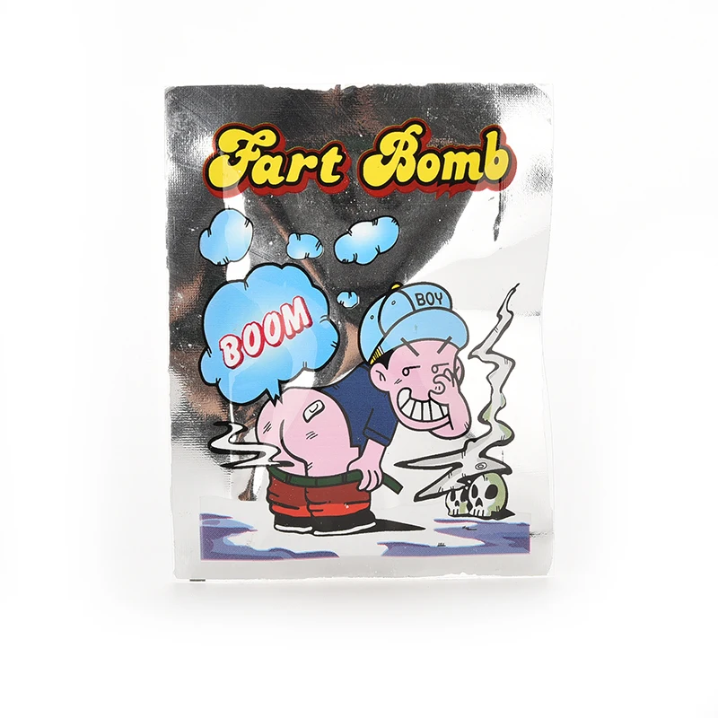 1/5Bags Gadget Smelly Package Fart Bomb Bag April Fool\'s Day Halloween Creative Prank Bromas Stench Bag Funny Gadgets Toys