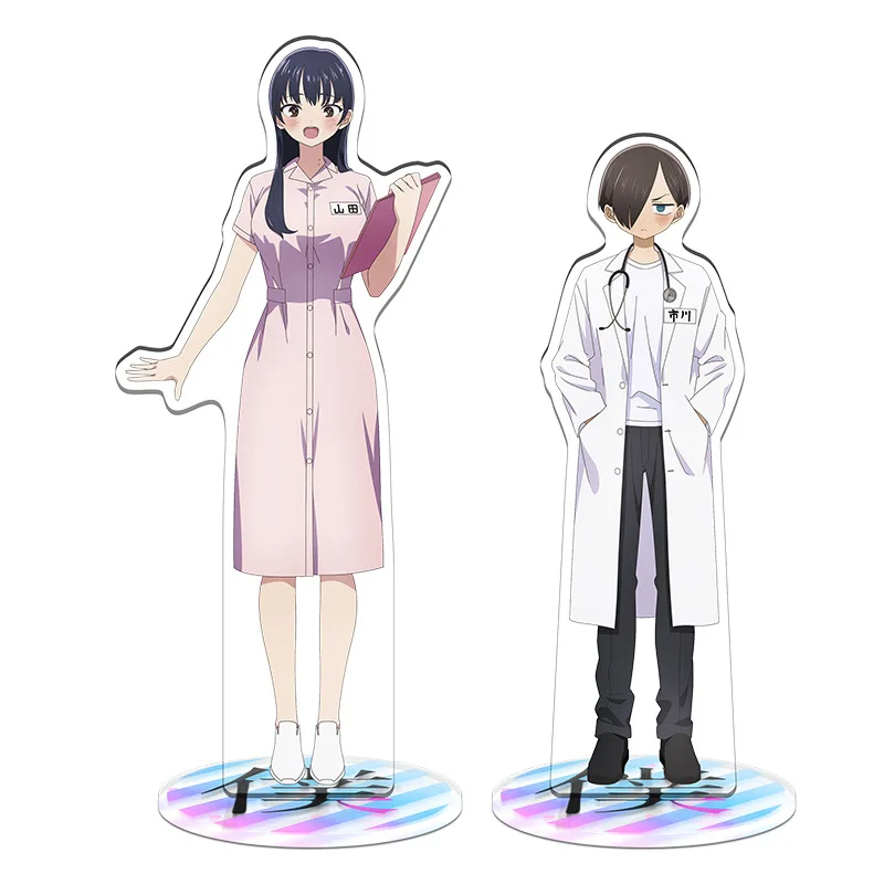 Anime The Dangers In My Heart Acrylic Stand Kyotaro Ichikawa Anna Yamada Action Figures Desk Model Plate Toys Room Decorations