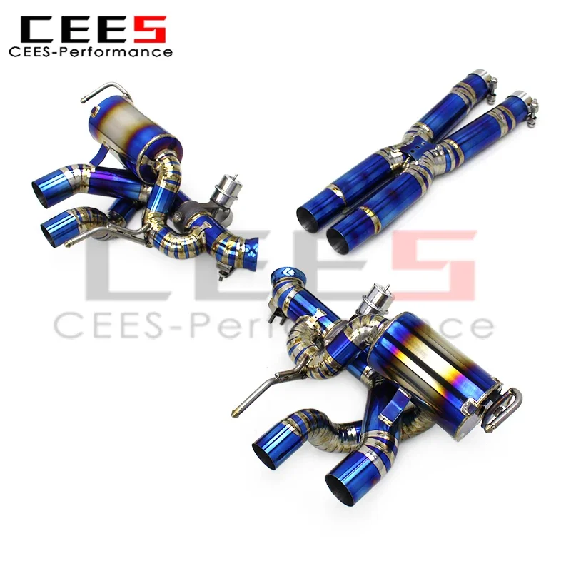 

CEES Tuning Catback Exhaust for Ferrari California T 3.9T 2012-2018 Racing Muffler with Vacuum Valve Exhaust Pipe System Escape